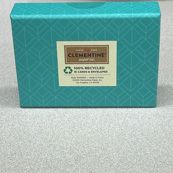 Clementine Potted Plants Thank You Cards Set of 16 Cards & Envelopes Recycled - Picture 10 of 12